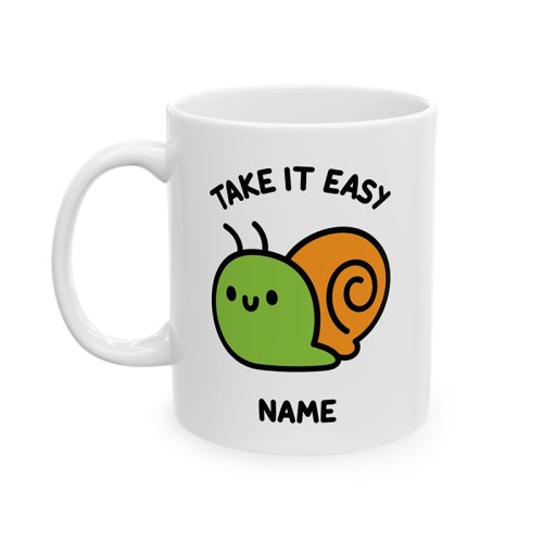 Cute Baby Snail - Custom Coffee Mug