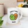 Cute Baby Snail - Custom Coffee Mug